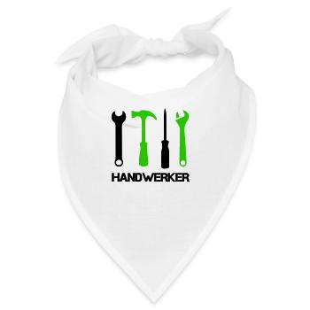 werkzeug symbole - Bandana - Weiß - Vorne