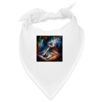 Schlüssel - Bandana - Weiß - Vorne