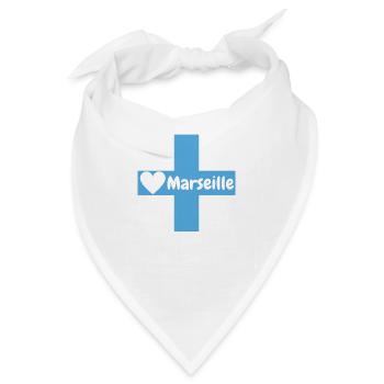Marseille - Bandana - Weiß - Vorne