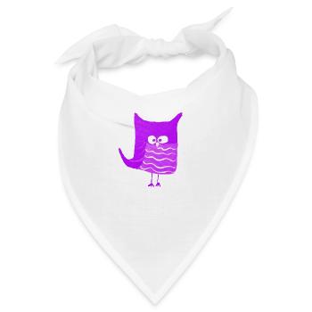 Eulalia lila - Bandana - Weiß - Vorne