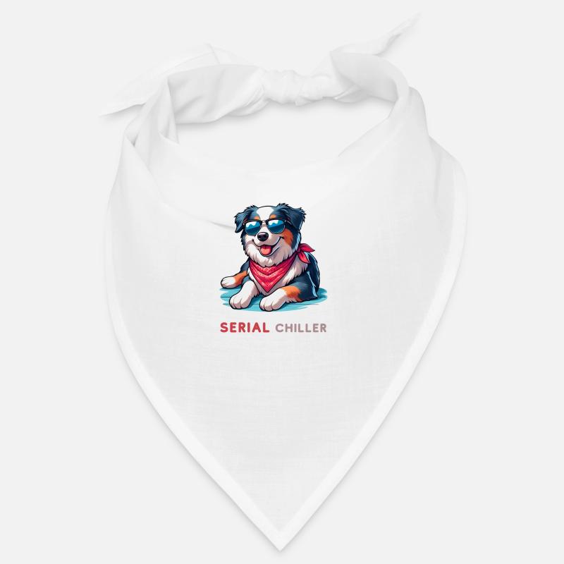 Australian Shepherd - Bandana - Weiß
