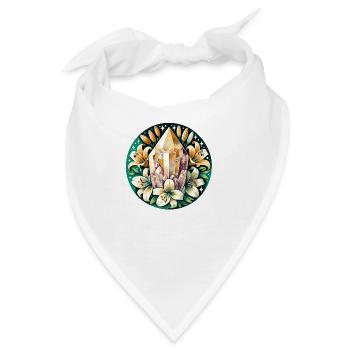 Kristall-Lilie - Bandana - Weiß - Vorne