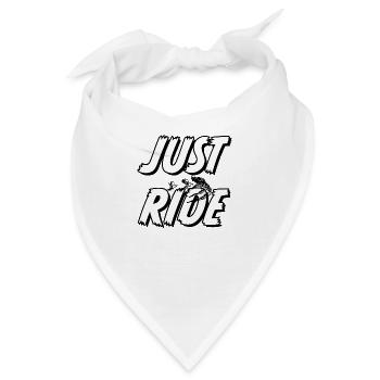 JUST RIDE BMX - Bandana - Weiß - Vorne