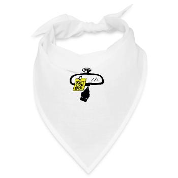 Rückspiegel-Botschaft - Bandana - Weiß - Vorne