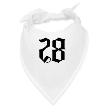 28 - Bandana - Weiß - Vorne