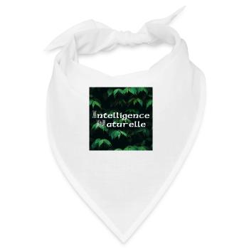 Natürliche künstliche Intelligenz - Bandana - Weiß - Vorne
