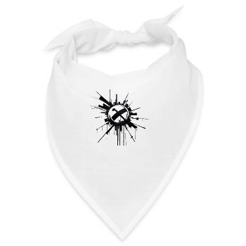Kunst Splash - Bandana - Weiß - Vorne