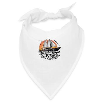 Mein Segelboot-Pensionsplan-Geschenk - Bandana - Weiß - Vorne