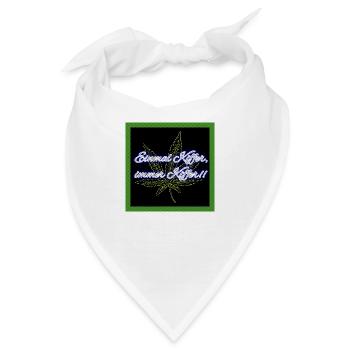 Einmal Kiffer, immer Kiffer!! - Bandana - Weiß - Vorne