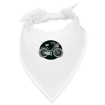 Vintage Fahrrad Urban - Bandana - Weiß - Vorne