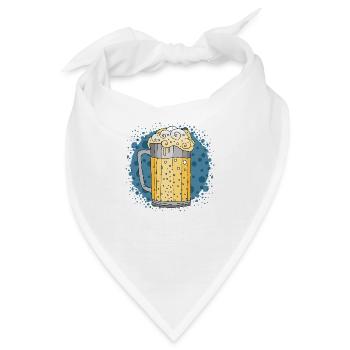Becher - Bandana - Weiß - Vorne
