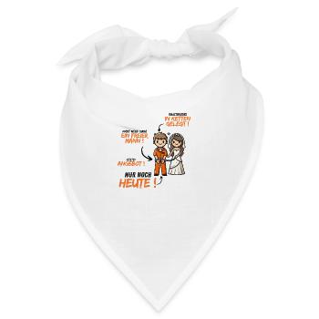 Junggesellen Abschied - Bandana - Weiß - Vorne
