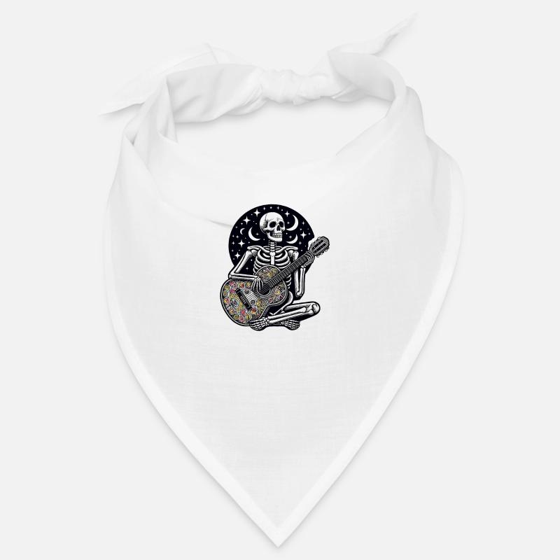 Skeleton with Guitar - Rock'n'Roll Attitude Bandana