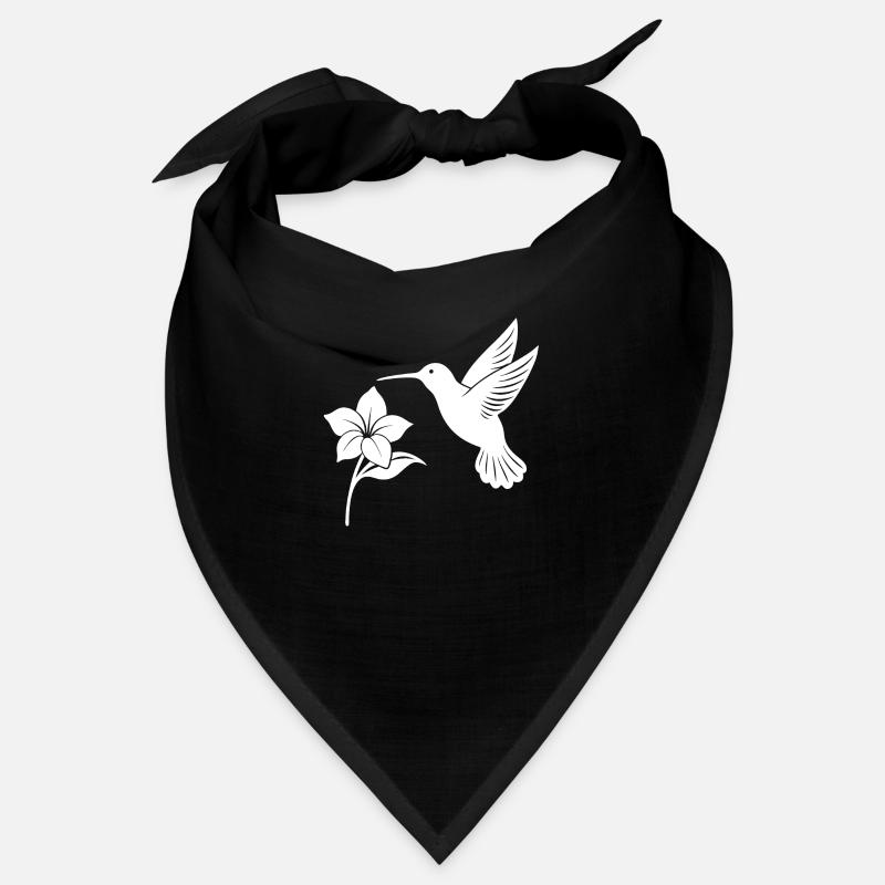 Colibri et fleur Bandana