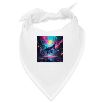 Neon Manta - Bandana - Weiß - Vorne