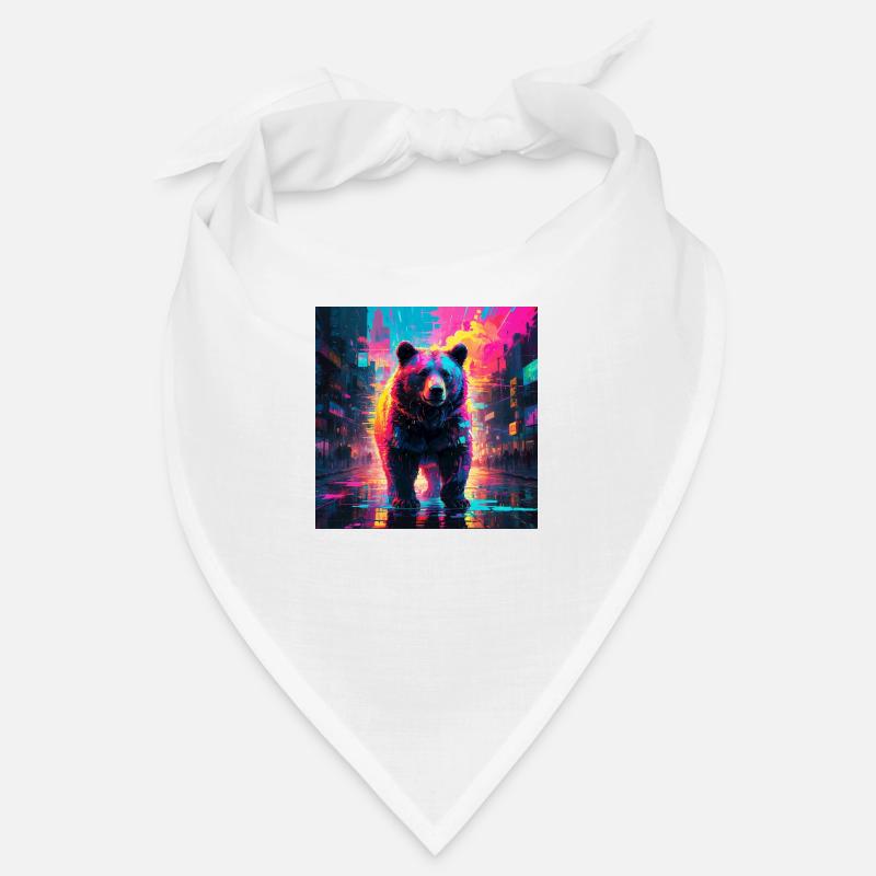 Neon Bär Bandana