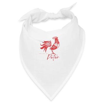 Peter - Bandana - Weiß - Vorne