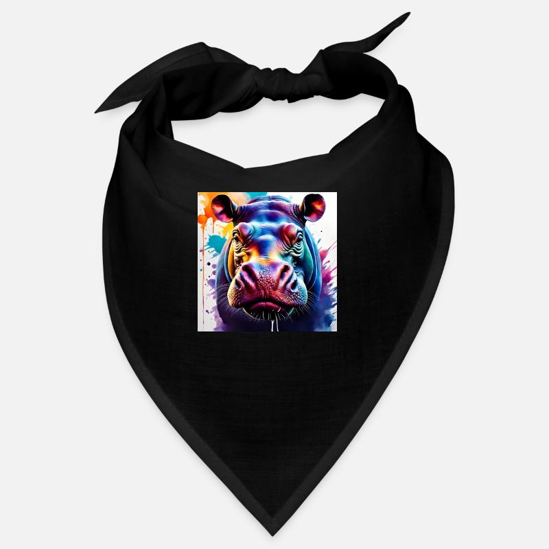 Couleur hippopotame Bandana