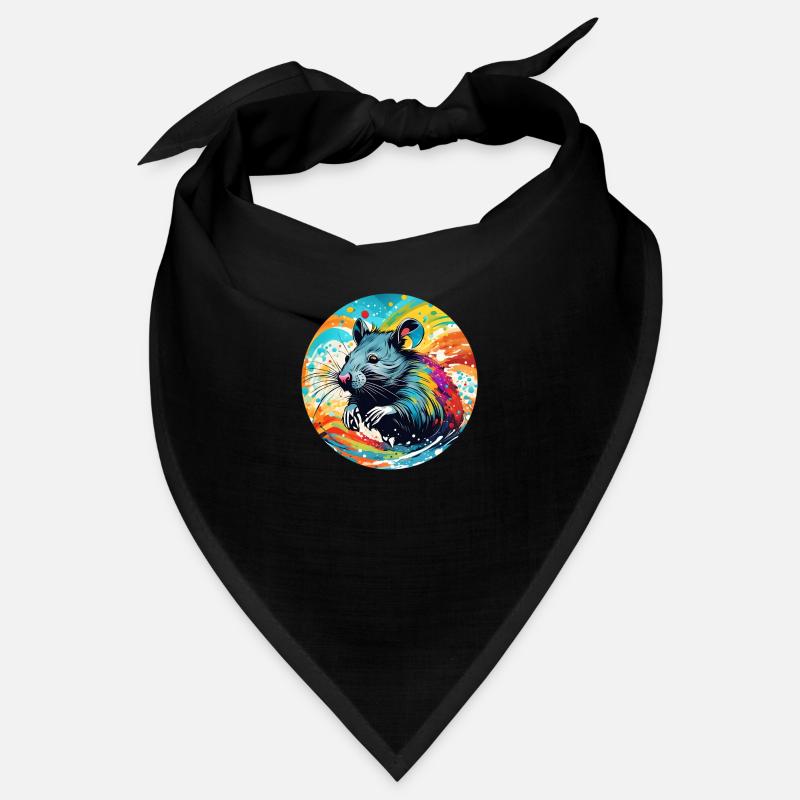 Ratte runder Batch Bandana