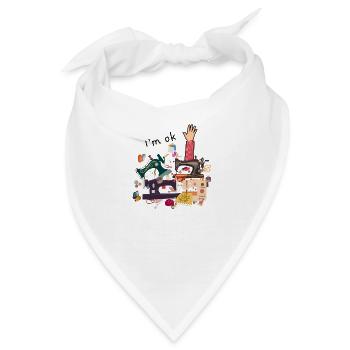 Ich bin eine Schneiderin - Couture Humor Geschenk - Bandana - Weiß - Vorne