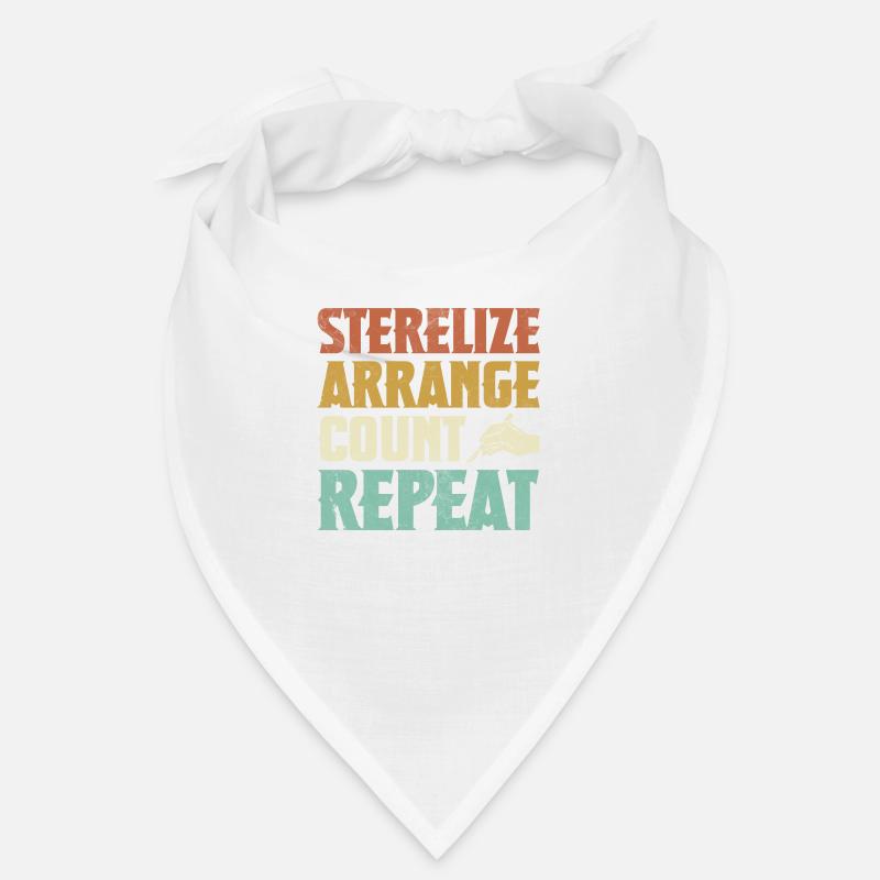 Sterilize Arrange Count Repeat Surgical Bandana