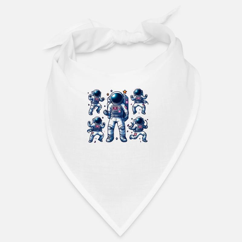 Voyage Spatial - Astroanut Lune Planet Bandana