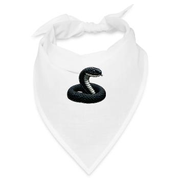 Mamba Schwarz - Legénde Schwarz - Bandana - Weiß - Vorne