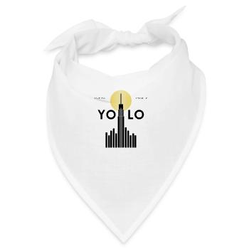 YOLO Urban Summer dark - Bandana - Weiß - Vorne