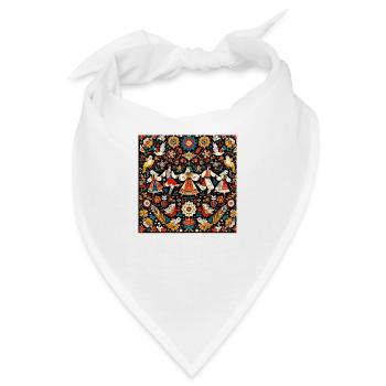 Folklore Festival - Bandana - Weiß - Vorne
