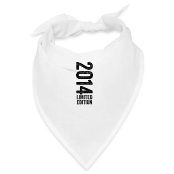 2014 Jubiläumsgeschenk 2014 Limited Edition 2014 - Bandana - Weiß - Vorne