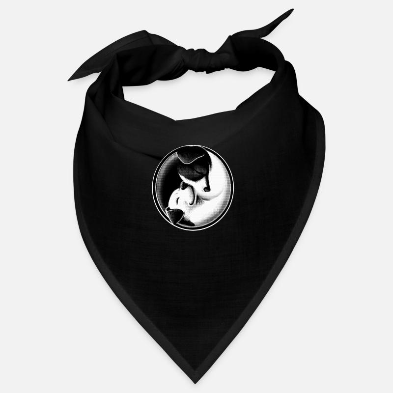 Chiens Yin et Yang Bandana