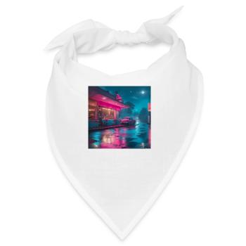 old dinner - Bandana - Weiß - Vorne