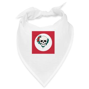 Flower Power - Bandana - Weiß - Vorne