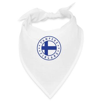 Tampere, Finnland - Bandana - Weiß - Vorne