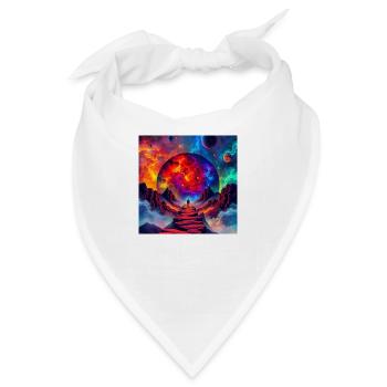 Ende der Welt - Bandana - Weiß - Vorne