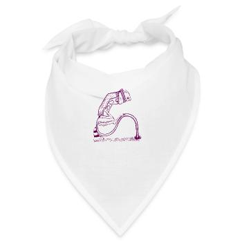 depressed traffic light - Bandana - Weiß - Vorne