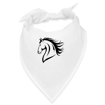 Reiten Reiten - Bandana - Weiß - Vorne