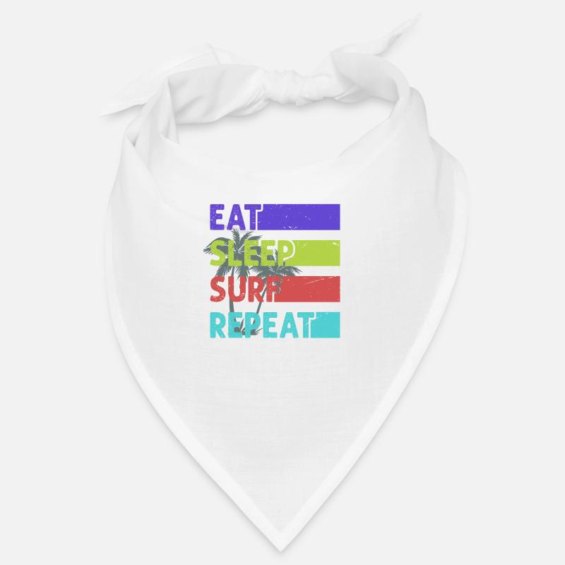 Eat, Sleep, Surf, Repeat Bandana