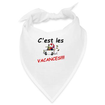 Feiertag - Bandana - Weiß - Vorne