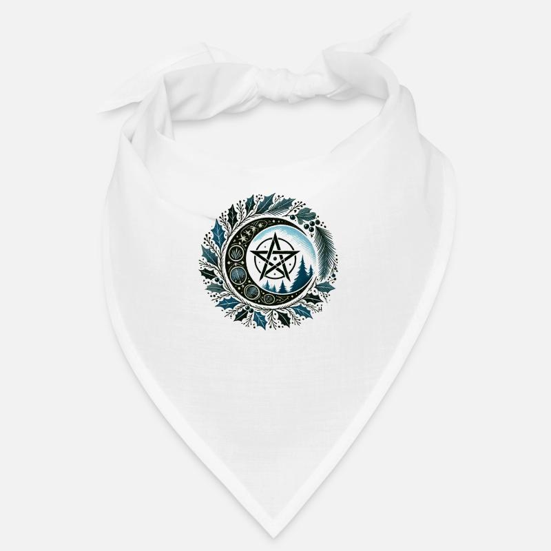 Yule Pentacle Bandana