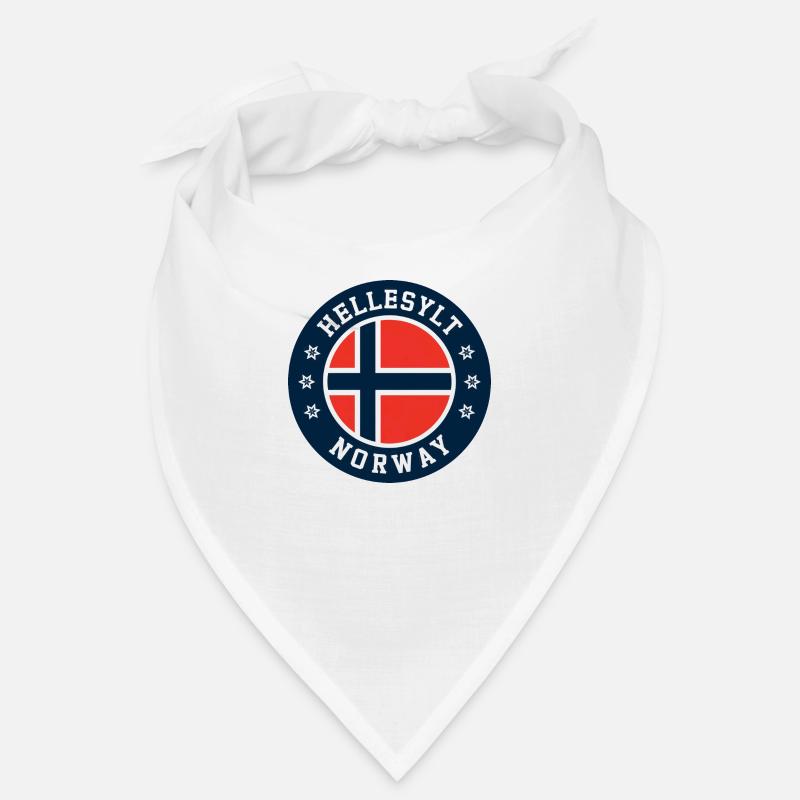 Hellesylt Drapeau de la Norvège Bandana