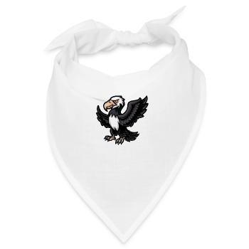 adler comic - Bandana - Weiß - Vorne