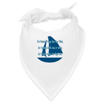 Der Wind - Bandana - Weiß - Vorne