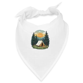CAMPINGLEBEN - Bandana - Weiß - Vorne