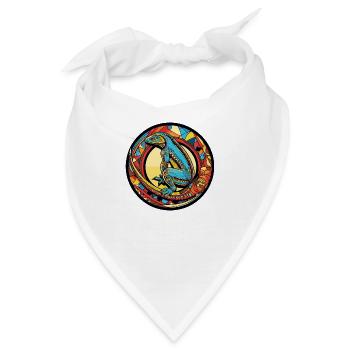 echse comic - Bandana - Weiß - Vorne
