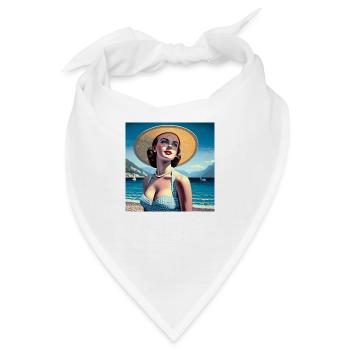 Das Modell am See - Bandana - Weiß - Vorne