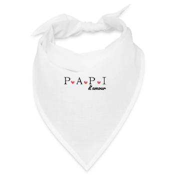 Opa der Liebe - Bandana - Weiß - Vorne