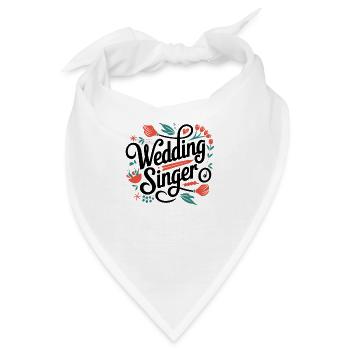 Hochzeit Sänger - Bandana - Weiß - Vorne
