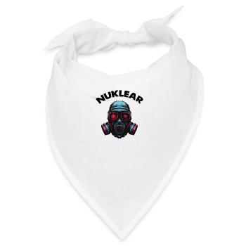 Gasmaske - Bandana - Weiß - Vorne