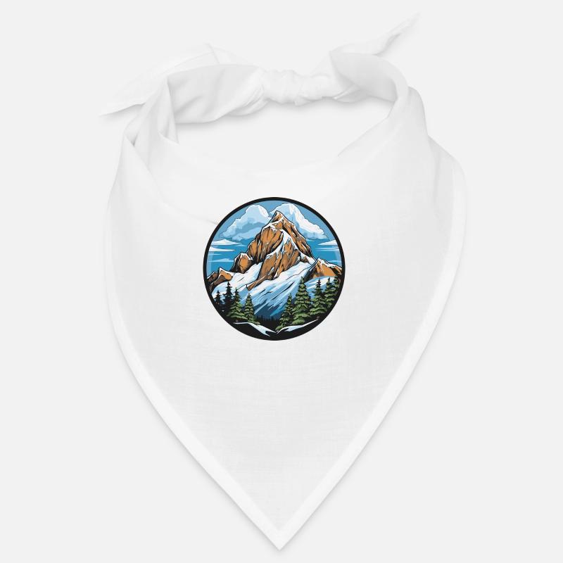 Mountains Mountains Landscape Bandana